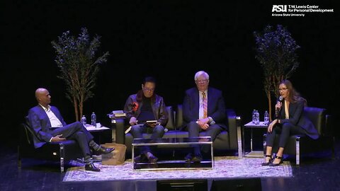 Dennis Prager, Charlie Kirk and Robert Kiyosaki at ASU