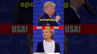 Trump TELLS Hilary To Apologize 🔥👀 #shorts #maga #trump