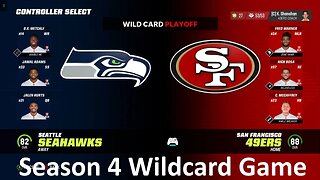 Madden Nfl 23 Seahawks Vs 49ers Playoffs S4 Wildcard