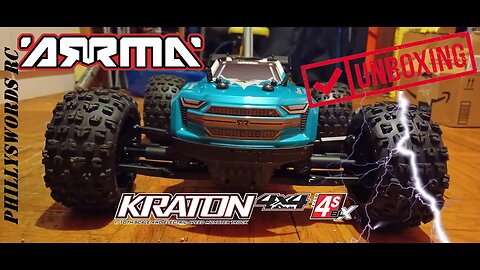 Arrma Kraton 4S V2 Unboxing and Run