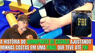 A história que vai envolver Quiroprata de cavalo, FBI e Adriano de Moraes #rodeio