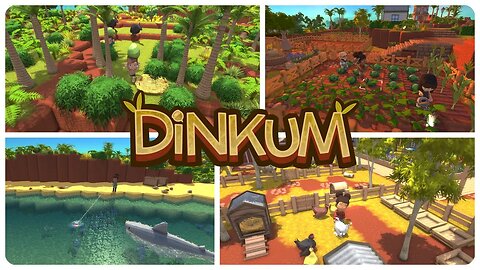 【Game Night】 Dinkum ｜ Part 1 - Fighting a Shark for Fish N Chips