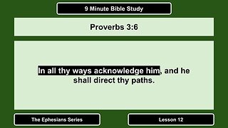 9 Minute Bible Study