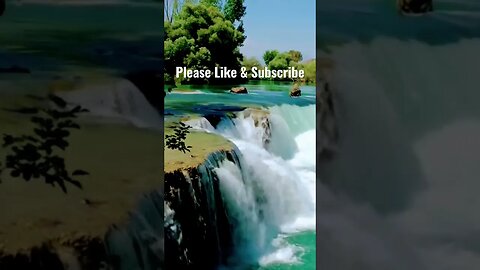 Beautiful Waterfall With Nature Sounds #shortvideo #shorts #short #viral #shortsfeed #shortvideo