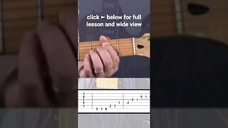 EASY LEAD GUITAR lesson #YearofYou #shorts click ► below for full lesson and wide view