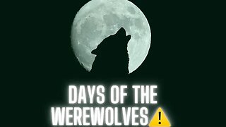 Days of the werewolves! Sharing vision, scriptures and links👇🏾