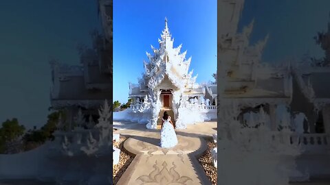 Wat Rong Khun is a white Buddhist temple located near the city of Chiang Rai in Thailand. Part 2