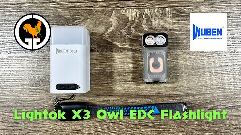 Lightok X3 Owl EDC Flashlight by WUBEN