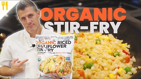 Tattooed Chef Organic Riced Cauliflower Stir-Fry | Chef Dawg