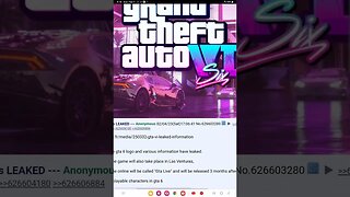 gta 6 leaks