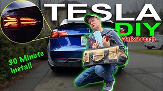 This Tesla DIY Tail Light Project "Nailed It" - Well Worth The 30 Minutes!!!