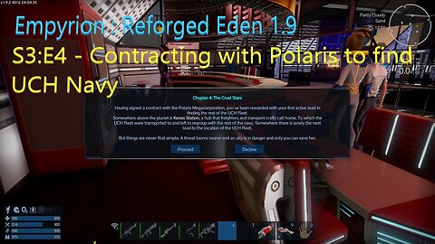 Empyrion 1.9 : Reforged Eden - S3:E4 - Chapter 4 - Contracting with Polaris Megacorp to find UCH