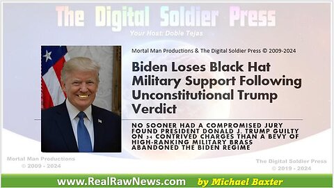 Biden Loses Black Hat Military Support Following Unconstitutional Trump Verdict