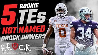 Don't OVERPAY for Brock Bowers! 5 Rookie Tight Ends to STEAL in Your Draft! 🏈