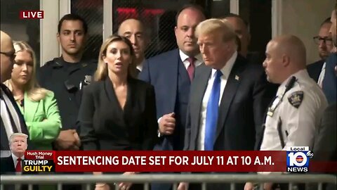 BREAKING NEWS : FMR . President Donald Trump is FOUND GUILTY !!! Sentencing , was set for June 11th