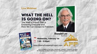 "What The Hell is Going On?" with Author Donald Lee