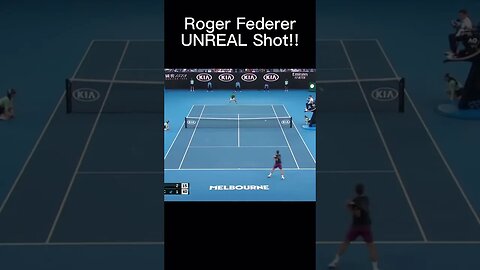 Roger Federer UNREAL Shot!! 🤯 #tennis #shorts