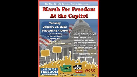 March for Freedom at the Capitol (WA State)