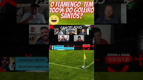 Flamengo tem 100% do Goleiro Santos? #shorts #shortsviral #futebol #supercopa #flamengo #palmeiras
