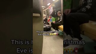 Guy sets off fire extinguisher in subway train! #crazyvideo #shorts #subway #fireextinguisher