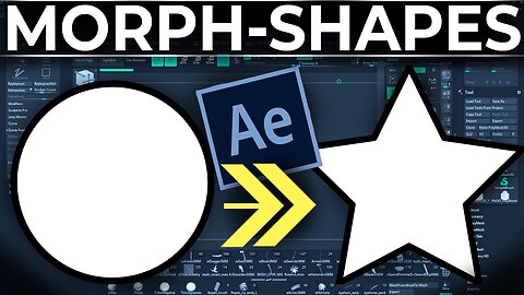 After-Effects: Shape Morphing (In 60 SECONDS!!)