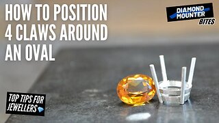 How to Mark 4 Claw Positions Around an Oval Collet