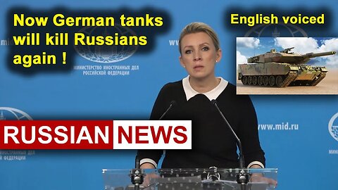 Now German Leopard tanks will kill Russians again! Zakharova, Russia, Ukraine