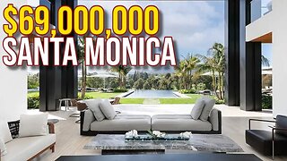 Touring $69,000,000 SANTA MONICA Mega Mansion!