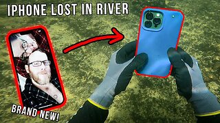She LOST New iPhone 13 in River, Can this DIVER Find it? (AMAZING STORY)