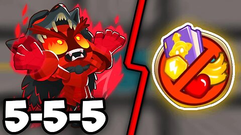 Can A 5-5-5 Druid Beat CHIMPS in BTD6?