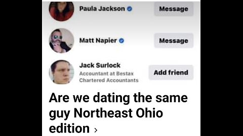 Are we dating the same guy Northeast Ohio Edition #1
