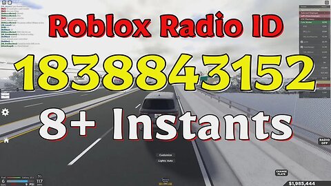 Instants Roblox Radio Codes/IDs