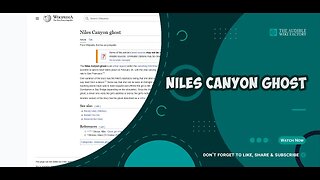 The Niles Canyon ghost is an urban legend within the vanishing hitchhiker archetype, about the