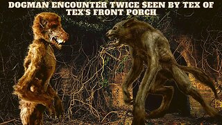 Dogman Encounter Twice Seen By Tex of TEX'S FRONT PORCH