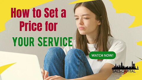 How to set a price for your service