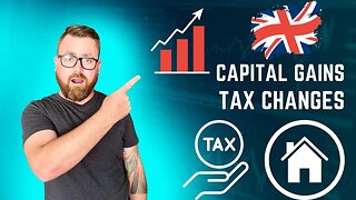 Capital gains taxes changes a major worry for 🇬🇧 UK Landlords ! 😧