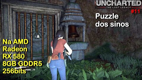 Puzzle dos sinos - The Lost Legacy - Uncharted 4 - Gameplay #11