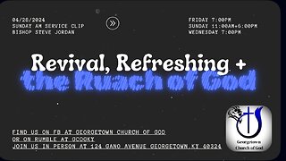 Revival, Refreshing, and the RUACH of God!