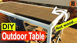 How To Build An Outdoor Table | Welding Project