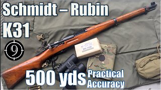 Swiss K31 to 500yds: Practical Accuracy (Schmidt Rubin shot with GP11ammo)