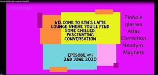 Episode #4 ETN's Latte Lounge 2nd June 2020 Hosted by Joanna Summerscales; guests Penny & Pat