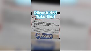 Alex Jones: Pfizer Employees Took The Vaccine, The Slaves Were Forced To Take The Death Shot - 5/9/24