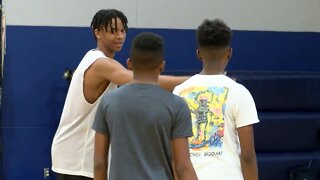 Dwyer Panthers host youth basketball camp