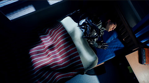 The Black Symbiote Pulls The Bed Cover Over Peter Parker In Marvel's Spider-Man 2