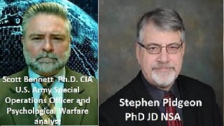 Dr Bennett CIA with Dr Pidgeon: U S Regime involved in Design, Distribution of CV-19 and Monkey Pox Bioweapon