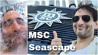 BEST WATER SLIDES! | STUCK AGAIN! | Complications | Express Breakfast | MSC Seascape
