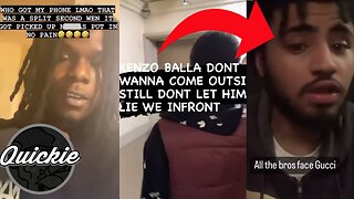 NYC GOONS PULLS UP TO KenzoBalla DOOR STEPS & ROBS HIM??