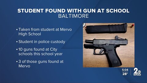 Student arrested for allegedly bringing gun to Mervo High School