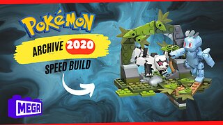 Machop and Zigzagoon Pokémon MEGA CONSTRUX 2020 Speed Build