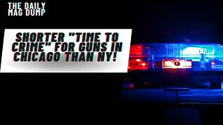 Shorter "Time To Crime" For Guns In Chicago Than NY!